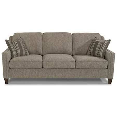 Contemporary Sofa with Track Arms